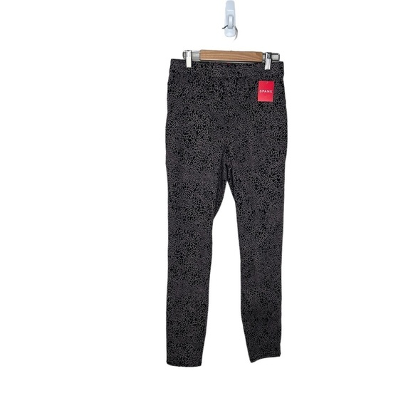 Spanx Ankle -Jean-ish Leggings Desert Dot Tummy Shaping - Picture 6 of 16